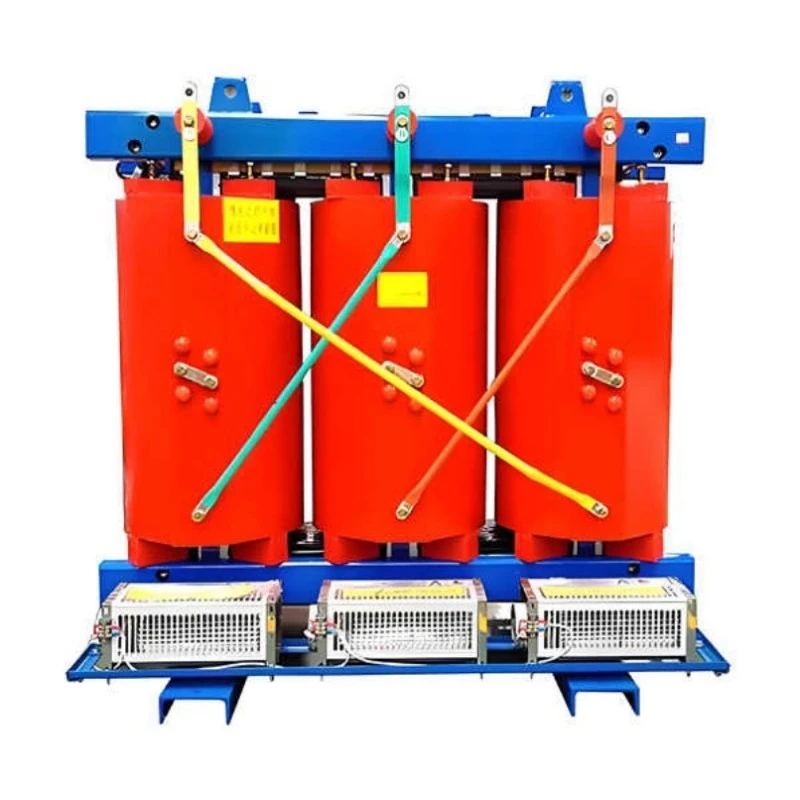 Trifazis ant padėklo montuojamas automatinio izoliavimo sauso tipo transformatorius Trifazis ant padėklo montuojamas automatinio izoliavimo sauso tipo transformatorius